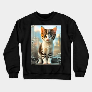 Cat Lovers Cute Kittens Crewneck Sweatshirt